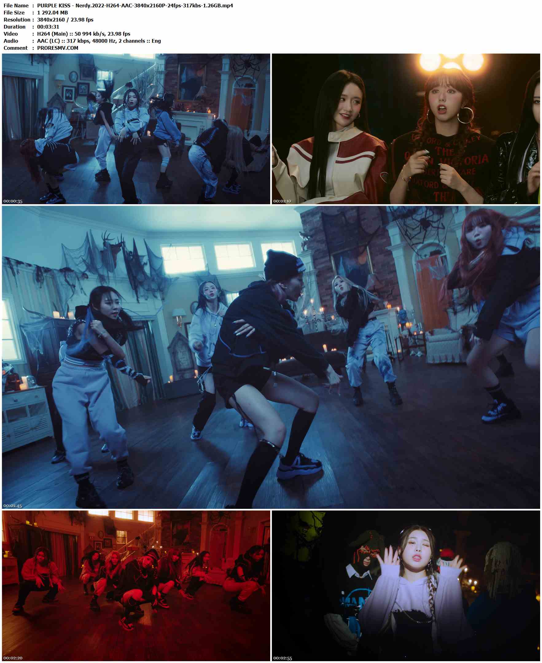 PURPLE KISS - Nerdy.2022-H264-AAC-3840x2160P-24fps-317kbs-1.26GB官方MV_高清MV